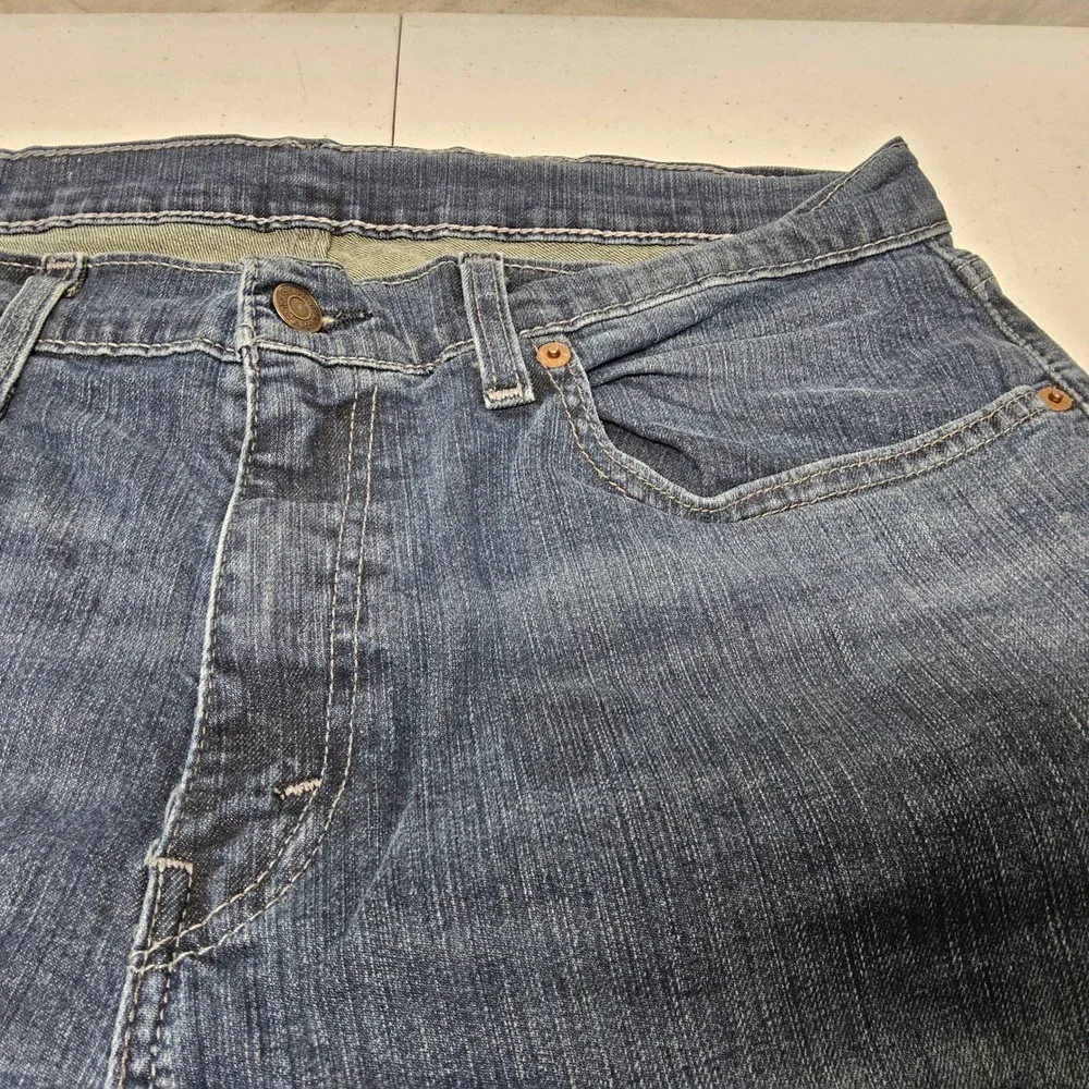 Levi's 559 Relaxed Straight Jeans Mens 34x30 Dark Wash Blue Denim Casual